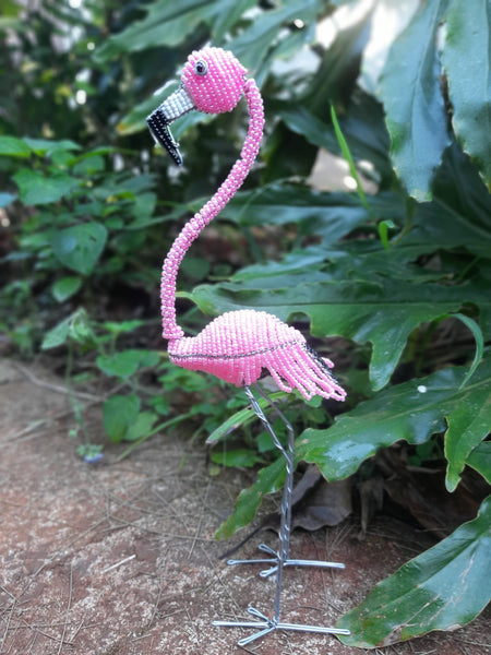 Rootz Beaded Flamingo 35cm