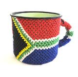 African Smiles Beaded Mugs