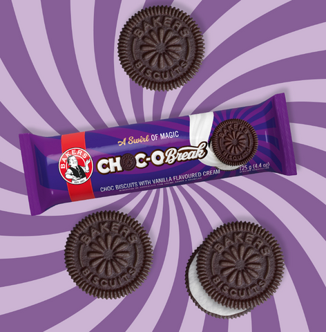 Bakers Choc-o Break 125g