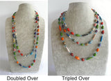 African Smiles Paper Beaded Necklaces - Long