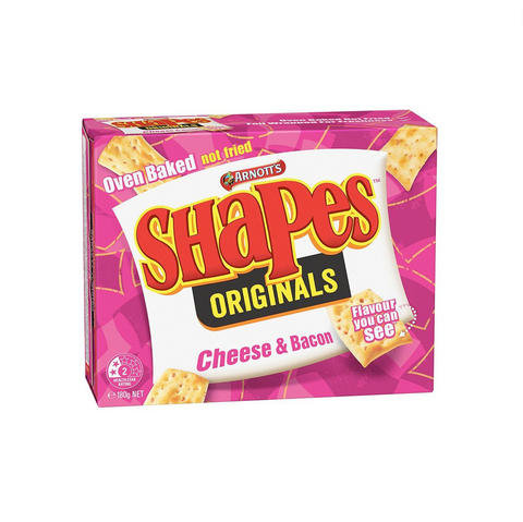 Arnott's Shapes Originals Cheese and Bacon