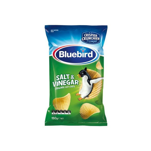 Bluebird Original Potato Chips Salt & Vinegar Flavour 150g