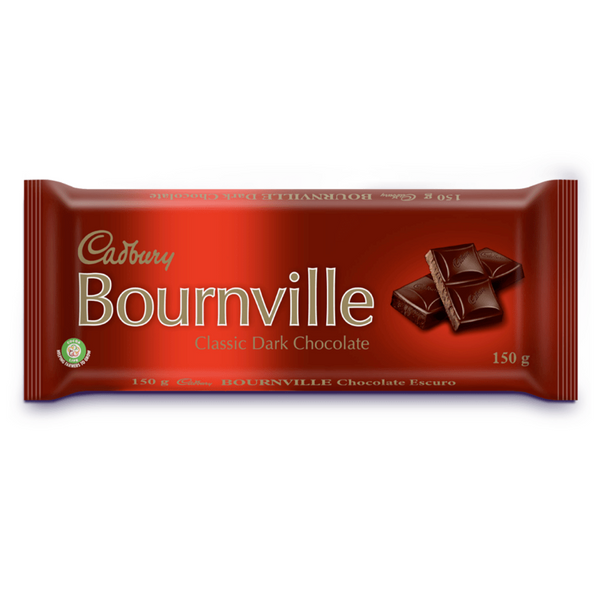 Cadbury Bournville Classic Dark Chocolate - 180g Bar
