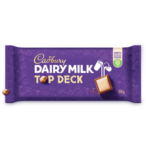 Cadbury Dairy Milk Top Deck - 150g Slab