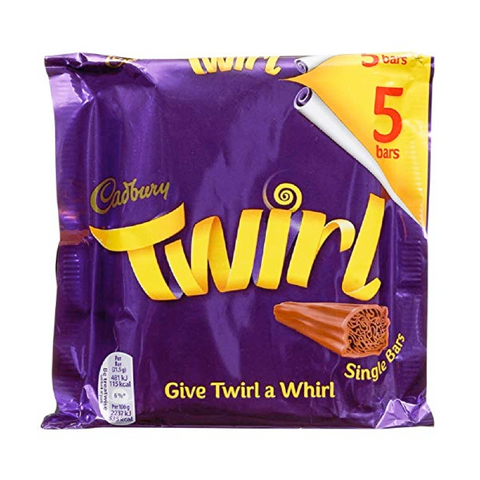 Cadbury Twirl Chocolate Bar - 5 pack