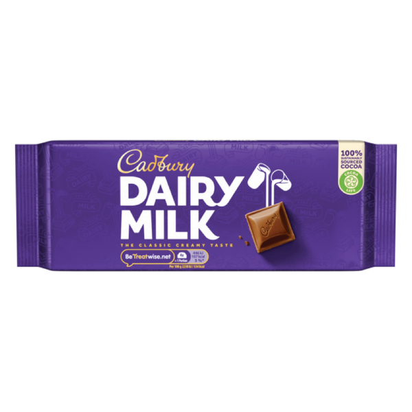 Cadbury Dairy Milk Chocolate - 180g Bar