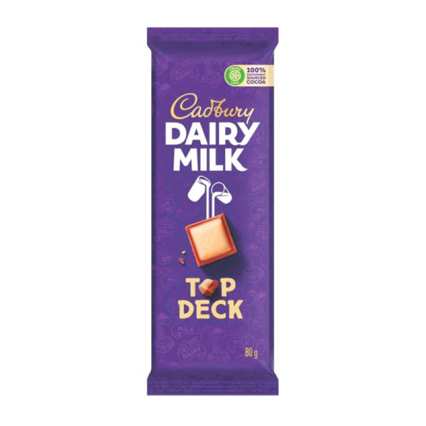 Cadbury Dairy Top Deck - 80g Bar