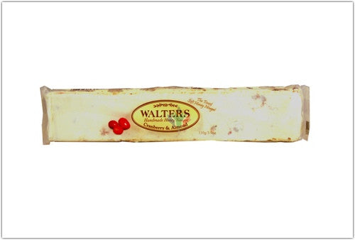 Walters Cranberry and Almond Nougat 110g