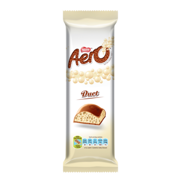 Nestlé Aero Duet Chocolate - 85g Bar