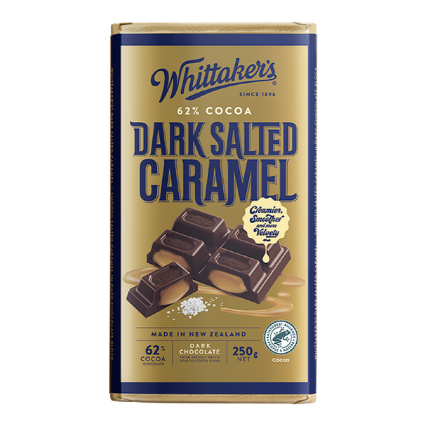 Whittaker's Dark Salted Caramel - 250g Block